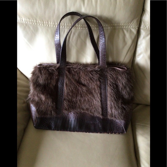 Imoshion Bag with Dark Brown Faux Fur - Picture 3 of 9